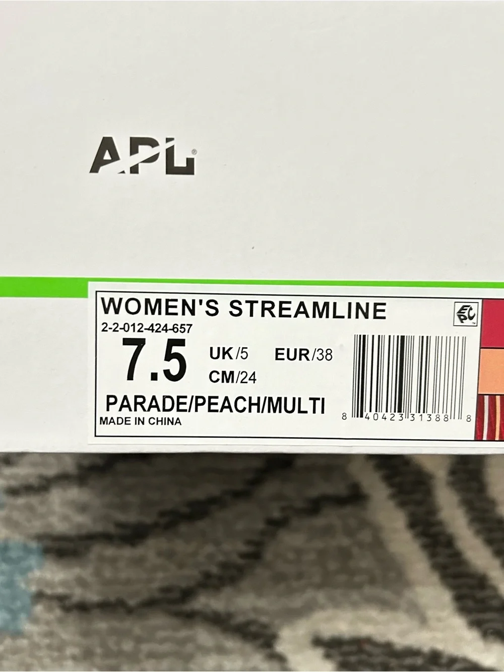 APL Women’s Red Athletic Propulsion Sneakers with White Accents Size 7.5